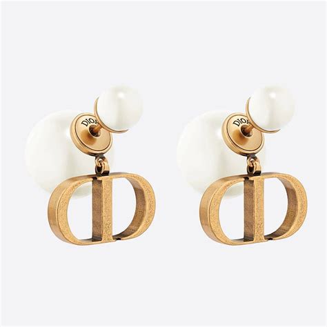 dior cd pearl earrings|Dior earrings outlet.